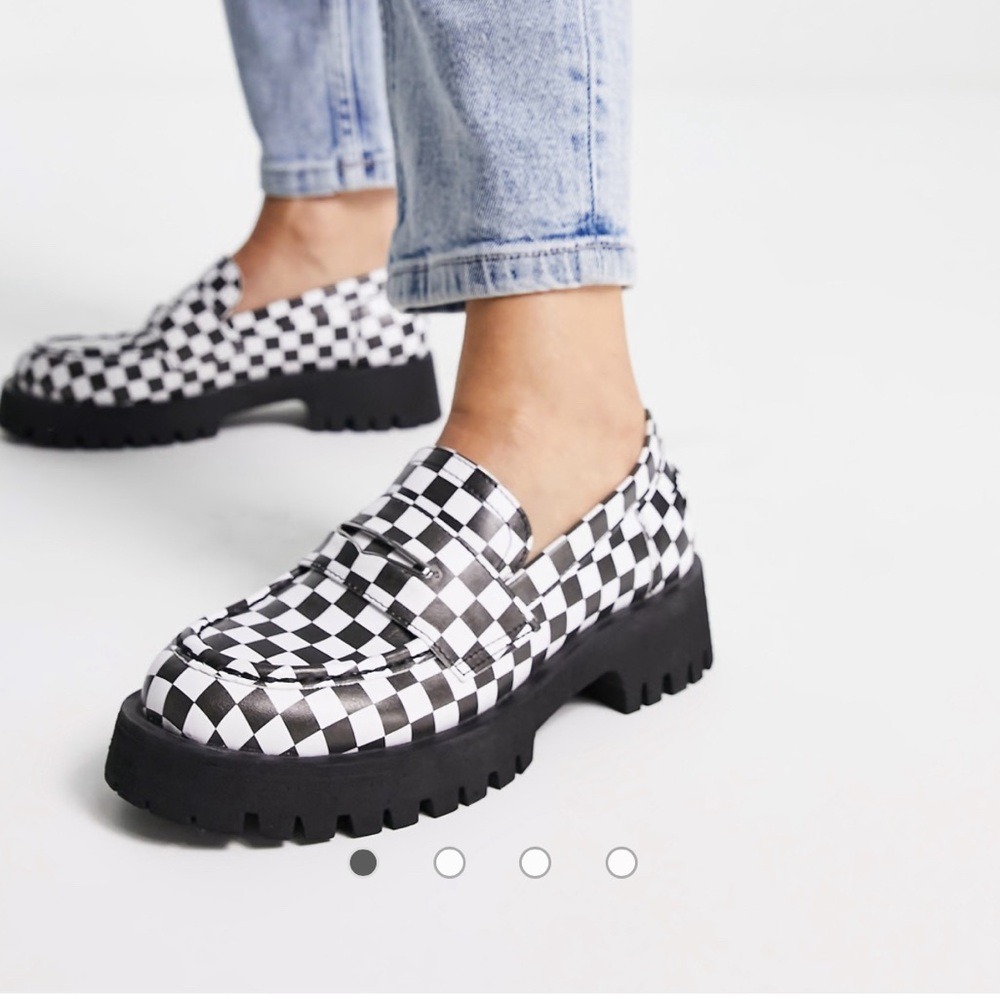 Checkered Loafers